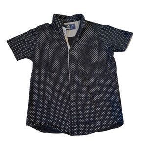 Rugby University Navy Patterned Shirt
